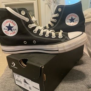 Converse Black High Tops. Men’s Size 6.5